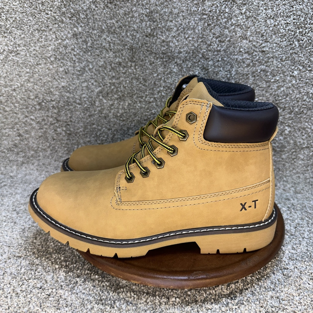 Hi-Tec Tan Lace-Up Ankle Work Boots